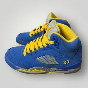 Nike Jordan 5 Retro Laney Varsity Royal sz 4Y CI3287-400